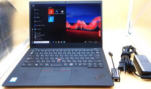 側面傷有 ThinkPad X1 Carbon 7th 2019 Core i5-8265U 無線WAN（LTE）/SSD(NVMe)256GB/8GB 指紋/HDMI/Bluetooth win10Pro 管461-63