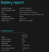 液晶キズ有 ThinkPad X1 Carbon 7th 2019 Core i5-8265U 無線WAN（LTE）/SSD(NVMe)256GB/8GB 指紋/HDMI/Bluetooth win10Pro 管461-53_画像9