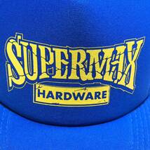 ◎SUPERMAX HARDWARE スーパーマックス ステッカー付 トラッカー ブルーCAP ロサンゼルス hardcore Streetbrand チカーノ Lowrider #6_画像2