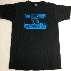 ◎ステッカー付!SUPERMAX HARDWARE XL スーパーマックス OGTシャツ ブラック ロサンゼルス hardcore チカーノ ローライダー Lowrider