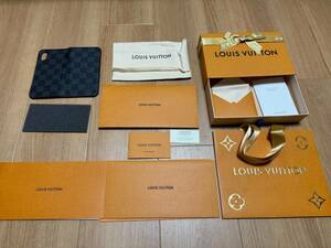 ☆Louis Vuitton ダミエ・グラフィット iPhoneX/XS フォリオ M63445 手帳型・カード入れ付きケース 中古品！