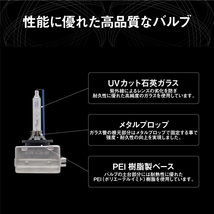 アウディ Q3 RSQ3(8U) Q5(8R) Q7(4L) TT(8N) SOLオリジナル 純正交換用 ヘッドライト HID D3Sバルブ バーナー 35W 8000K 1年保証付き！_画像6