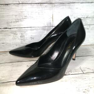 ●gianvito rossi 　ポインテッドトゥ　エナメル　ピンヒール