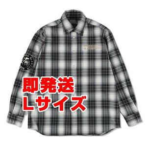 送料無料 新品未開封 HYSTERIC GLAMOUR WDS CHECK SHIRT BLACK Lサイズ ヒステリックグラマー ウィンダンシー WDS シャツ