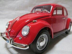 《全国一律送料800円》超希少 １／１８ VW ビートル 1967年 赤色 Kofer カブトムシ Beetle 空冷 ケーファー