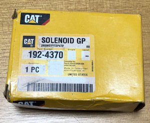 [未使用品] キャタピラー CAT 純正品 プロポーショナル ソレノイド アセンブリ 192-4370 SOLENOID GP D08M02Y13P472 391523 6029-3 重機