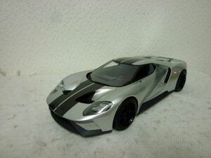 TOP SPEED フォード GT1/18 ミニカー FORD シルバー