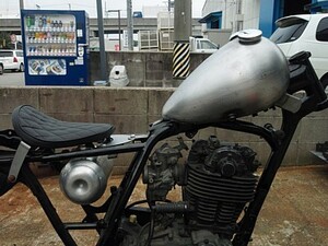 SR用エッグタンクⅡ SR400用エッグタンクⅡ 鉄製 タンク内コーティング済み SR400 SR500 スポーツスタータンク チョッパー スポタン