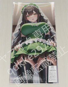 [オリジナル] 美少女[ウェディングドレス]/プレイマット＆マウスパッド＆ラバーマット高品質