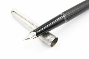 万年筆 MONTBLANC モンブラン No.126 スターリングシルバー 925 キャップ 18Kペン先 ネーム刻印