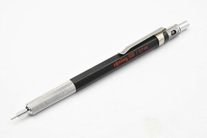 ロットリング rotring500 0.9mm 旧仕様 廃盤 ブラック×シルバー 銀 グリップ 製図用シャープペンシル 20739014