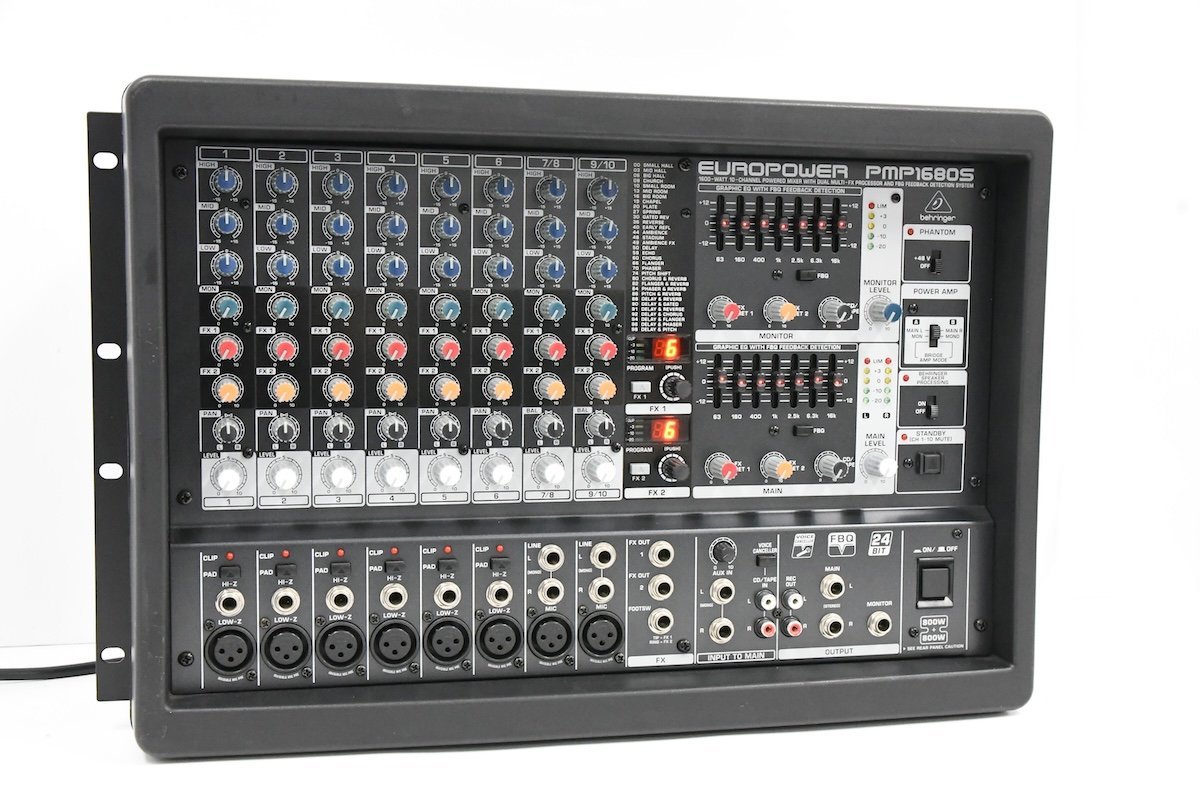 ジャンク品】behringer（ベリンガー） PMP2000D パワードミキサー ※音