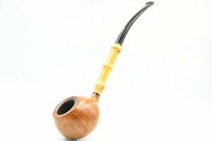 柘製作所 TSUGE IKEBANA ツゲ イケバナ 40th 2013 バンブーシャンク パイプ 喫煙具 美品 Y20781935