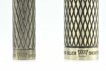 SHEAFFER シェーファー STERLING SILVER スターリング シルバー シャープペンシル 万年筆 セット 箱 Y20782146_画像7