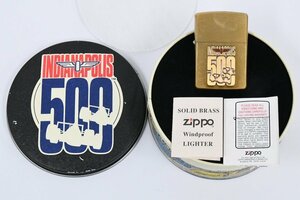 【未使用品】Zippo ジッポー INDIANAPOLIS 500 インディアナポリス X F オイルライター 喫煙具 缶入り 20781910