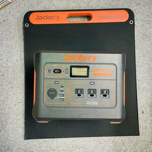動作品 Jackery ジャクリ ポータブル電源 Portable Power 1000/SolarSaga 100 ソーラーパネル セット NN7002