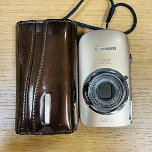 動作品 Canon IXY DIGITAL 510IS ゴールド コンパクトデジタルカメラ ソフトケース付き NN7097