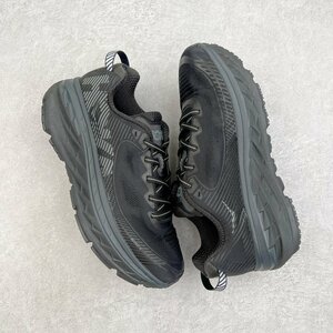 HOKA ONE ONE ×BONDI 8 ロードランニングホカオネオネ メンズ スニーカー 中古◆ミッドソール◆ブラック◆24.5cm◆GZ 4