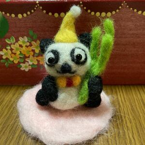 Art hand Auction Panda-Kun Wollfilz handgefertigt, Spielzeug, Spiel, Plüschtier, Wollfilz