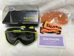 サロモン salomon ゴーグル スノーボード スキー スノボー　レンズ 中古　ケース　ベルト　説明書　訳あり