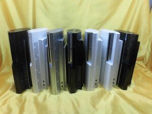 ジャンク 動作未確認 SONY PS3 厚型 初期型 40GB 4台 + 60GB 2台 + 80GB 1台 本体のみ セット　　　K