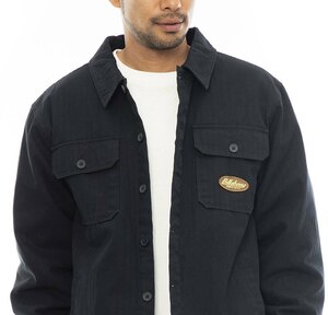 【SALE】 ★送料無料★2023秋冬 新品【BILLABONG/ビラボン】【BAD DOG】 WORK SHIRTS JKT 長袖シャツ BLK メンズM BD012-108