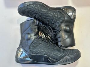 極美品 2014 NIKE KOBE IX HIGH KRM EXT BLACK MAMBA US9.5 716993-001