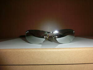 お買い得！！ ＜美品＞Ray-Ban レイバン MADE IN ITALY レイバン RB3179 TOP BAR 003/２1 63□15 （メタリック・ミラーグレー）