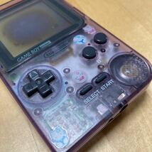 23-0215C ジャンク Nintendo 任天堂 ゲームボーイポケット スケルトン クリア　本体 説明書あり GAMEBOY POCKET MGB-001 1円_画像9