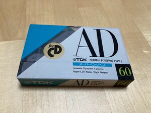 23-0220AF 新品未開封 TDK カセットテープ AD 60分 スーパーローノイズ AD-60M