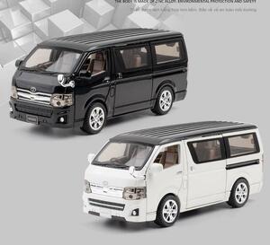 新入荷 乗用車 1:32 ダイキャス トヨタハイエ ミニカーース 合金車モデル ☆ 完成品ニカ ミー 金属 おもちゃ 音 光 ョン ギフコレクシト