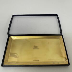 定形外 未開封 天賞堂 TENSHODO ソリッドブラス　SOLID BRASS プレート 小物置き 受け皿 記念品 真鍮 レア品 231108e02