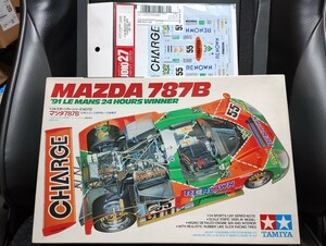 即決 未開封 TAMIYA タミヤ 1/24マツダ787B MAZDA 787B STUDIO27 デカール付き 送料無料