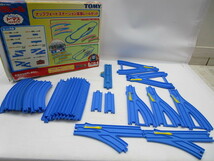 ★平0020 プラレール TOMY トミー きかんしゃトーマスとなかまたち ナップフォードステーション 拡張レールセット 玩具 欠品あり 32311081_画像1