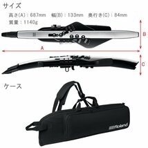 新品【電池6本付き】Roland ローランド Aerophone エアロフォン AE-30 スタンド/ヘッドフォン/マウスピース/ガイドブック付き_画像5