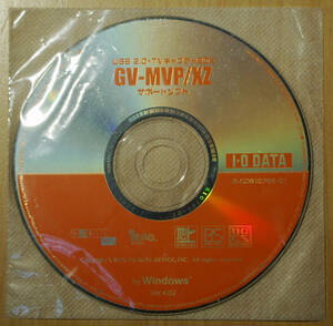 I-O DATA TVキャプチャBOX GV-MVP/XZ サポートソフトCD-ROM