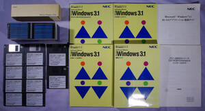 NEC PC-9800シリーズ Windows 3.1 基本セット + MS-DOS 6.2（基本機能・拡張機能）