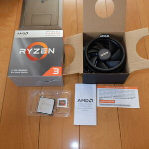 CPU AMD Ryzen 3 3200G with Radeon Vega 8 Graphics グラフィックス内蔵 Socket AM4 TDP65W