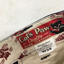 送料無料★Cat's Paw キャッツポウ★コットンパンツ テーパードパンツ★メンズ　W28★ネイビー★ボトムス#51102sj153_画像2