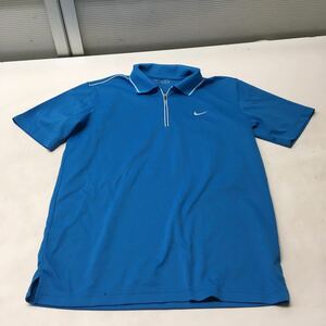 送料無料★NIKEGOLF ナイキゴルフ★ハーフジップ 半袖ポロシャツ　ゴルフシャツ　ゴルフウェア★メンズMサイズ#51106sjj21