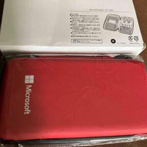 新品　Microsoft モバイルアクセサリーケース L マイクロソフト　赤