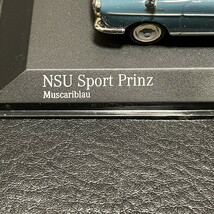 1/43 ミニカー NSU スポーツ プリンツ Sport Prinz 1959-67 ブルー MINICHAMPS ミニチャンプス【430019221】_画像5