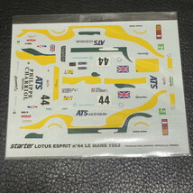 1/43 キット ロータス エスプリ スポーツ300 LM 1993 #44 / Lotus Esprit Sport 300 # - Lotus L4 4v DOHC 2174 cc Turbo GT_画像5