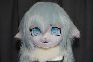 1円出品 ファースーツ 着ぐるみ ヘッドのみ ケモノ マスク