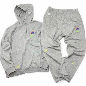 NIKEナイキNSW フューチュラフーディー&スウェットパンツ　DD4667-063 DD4677-063 グレー　2XL