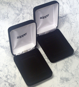 【ZIPPO】空箱 化粧箱ケース(スターリングシルバーZIPPO収納用)2個