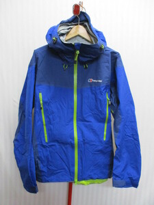 berghaus　バーグハウス　GORE-TEX仕様マウンテンパーカー　メンズM　青緑　ナイロンパーカー　ゴアテックスジャケット　ブルゾン　11213