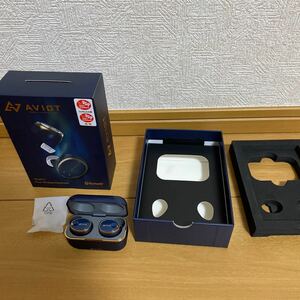 【美品】AVIOT ワイヤレスイヤホン TE-D01t ノイズキャンセリング