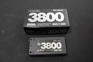 ★☆未使用品 Dyna 7.4V 3800mAh 薄型ショートSize 65C/130C G-FORCE Li-Po ジーフォース ショートリポバッテリー（ジェノバ/GENOVA）☆2