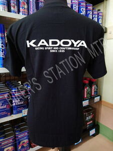 スピード発送！カドヤ/KADOYA/カドヤロゴTシャツ/ブラック/Lサイズ